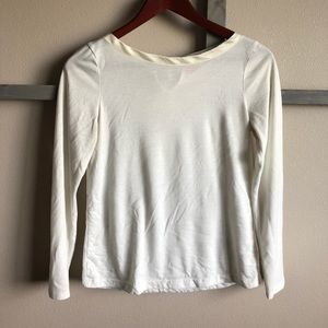 Cream colored women’s shirt